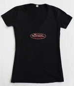 BMS Womens V-Neck Silky T-Shirt