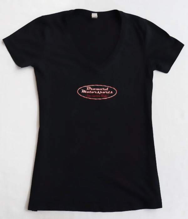 BMS Womens V-Neck Silky T-Shirt