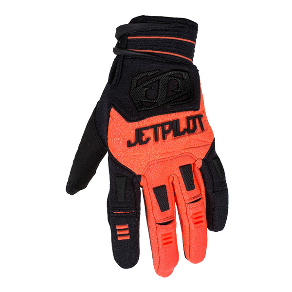 JETPILOT MATRIX FULL FINGER GLOVE Blk/Org - Broward Motorsports Racing