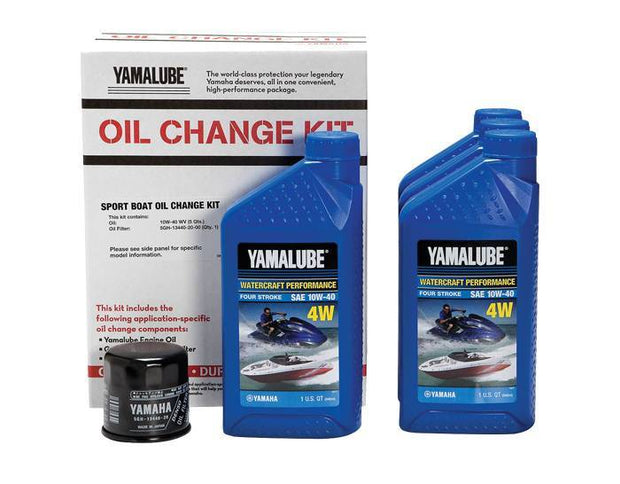 Yamalube Oil Change Kit- Watercraft II 4 Cylinder 1.8L Only