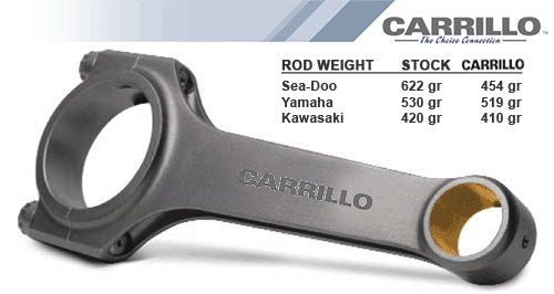 Carrillo Heavy Duty Rod Set Yamaha 1.8L