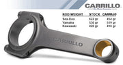Carrillo Heavy Duty Rod Set Yamaha 1.8L