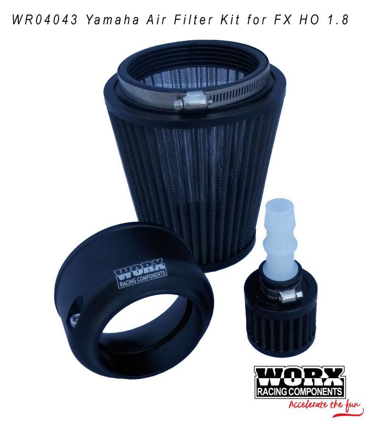 WORX Yamaha Air Filter kit FX HO 1.8, VXR 1.8L, and VX 1.8L - Broward Motorsports Racing