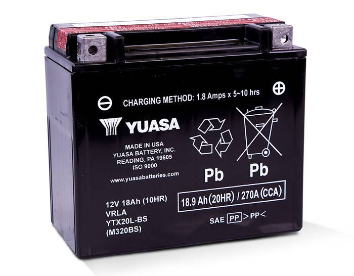 Yuasa Lead Acid Battery YTX20L-BS